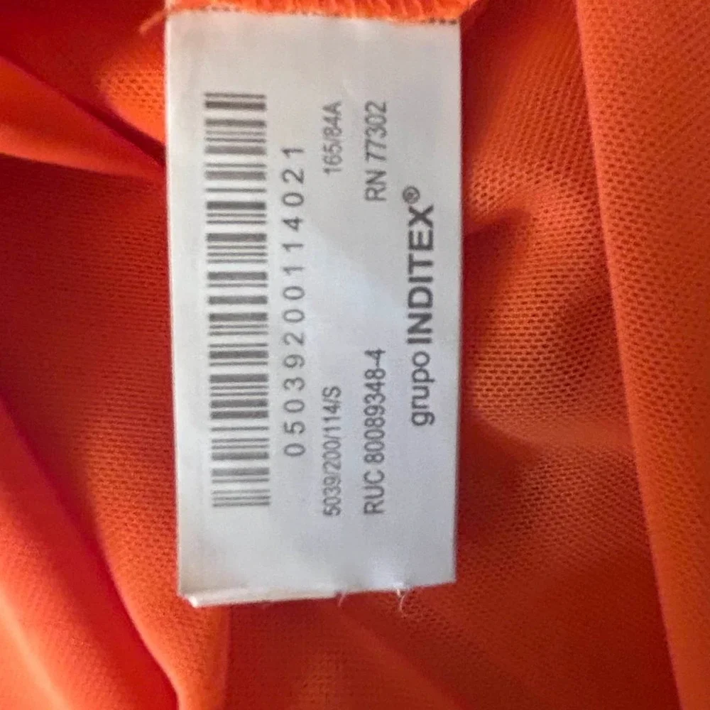 Zara Off the Shoulder Picante Chili Maxi Dress Lined‎ Women's Size Small NWT
